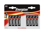 Battery Energizer Alkaline Power AA, LR6, 1,5V, blister 8 pcs