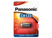 Battery Panasonic CR123, CR123A, CR17345, DL123A, EL123AP, K123LA, LR123, 3V, blister 1 pcs