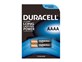 Battery Duracell AAAA, MN2500, MX2500, GP25A, E96, LR8D425, V4004, LR8, LR61, 1,5V, blister 2 pcs