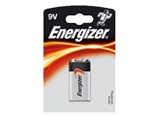 Battery Energizer Alkaline Power 9V, 6LR61, A1604, 6LF22, 6F22, 6UM6, MN1604, LR22, blister 1 pcs