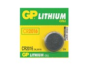 Battery GP CR2016, DL2016, BR2016, 3V, blister 1 pc