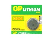 Battery GP CR2025, DL2025, BR2025, 3V, blister 1 pc