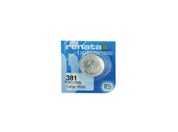 Battery Renata 381, 391, LR55, AG8, GP381, V381, V391, 1120, SR1120SW, SR55, D381, D391, 280-27, SB-AS, SB-DS, 1,55V, blistr 1 pcs, silver oxide