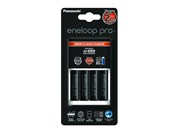 Panasonic BQ-CC55, quick charger + 4x AA Panasonic Eneloop Pro BK-3HCCE, BK-3HCDE, EKO, 2550mAh