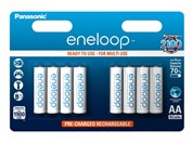 Battery Panasonic Eneloop BK-3MCDE, AA 2000mAh, EKO blister 8 pcs