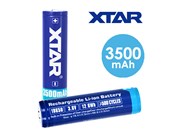 Battery Xtar 18650, Li-ion, 3,6V, 3600mAh, 10A with protection