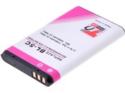 Battery T6 Power BL-5C, BL-5CB, BR-5C, TB-5C, BL-5CA, 1100mAh, Li-ion